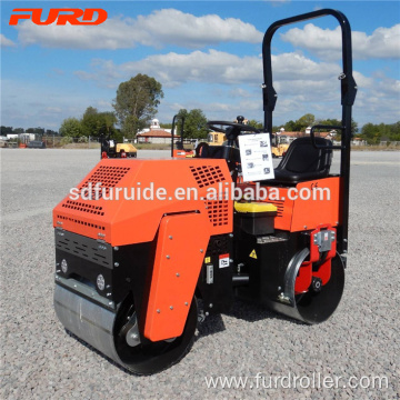 1 Ton Vibrating Compactor Double Drum Road Roller FYL-880